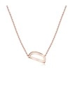 Letter D Silver Necklace SPE-5518